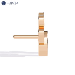 Pendientes de Aro con Diamantes Cultivados en Laboratorio, Joyería Fina Clásica de Lujo Loista Jewels, Diamantes CVD - Product Image 3