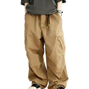 Pantalones Cargo para Hombre, Estilo Urbano, Diseño con Múltiples Bolsillos, Ajuste Cómodo, Ideal para Uso Casual y al Aire Libre - Product Image 1