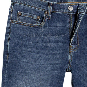 Pantalones cortos de mezclilla informales para hombre, de corte relajado, tela ligera y transpirable, pantalones de verano cómodos y a la moda para la calle - Product Image 5