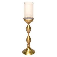Support de bougie conique en laiton fait main, style vintage européen français, doré, impression sérigraphique, pour Noël et la maison - Product Image 4