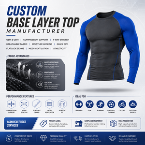 Quick Dry Eco-Friendly Breathable Polyester Fabric Raglan Sleeve Design Second <b>Skin</b> Long Sleeve Shirt Custom Sublimation - Product Image 6