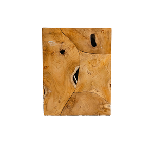 ARTERRA Taburete de Lujo de Raíz de Teca, Diseño Moderno Hecho a Mano, Rústico, para Apartamentos, Hoteles, Villas, Muebles para el Hogar con Toque Cálido - Product Image 2