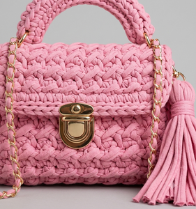 Bolso cruzado de lujo para mujer, elegante y moderno, con diseño de tejido trenzado y herrajes dorados, ideal para fiestas. - Product Image 5