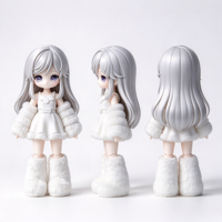 Poupée BJD en PVC personnalisée avec corps articulé mobile pour l'affichage de personnages d'anime mignons, fabricant OEM ODM