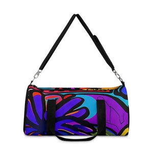 Custom Logo Sublimation Printed Duffle Bags Waterproof Gym Sports Travel Duffel Bag Large Capacity with Pocket - Product Image 5