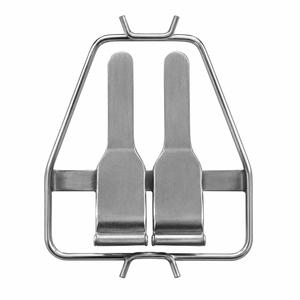 Approximator <b>Clamps</b> With <b>Frame</b> Double Artery and Vein Sizes 0.4-1mm 0.6-1.5mm 1-2.25mm Black ZETOMEDPRO - Product Image 1