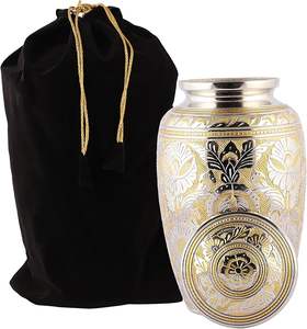 Contenedor conmemorativo artesanal con tapa abovedada, textura metálica brillante y elegante. ¡Gran venta a precios bajos! - Product Image 2