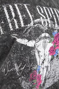 Camisetas Sublimadas de Diseño Personalizado para Mujer, Impresión Digital sin Decoloración, Cuello en V, Manga Corta, Ropa Casual de Moda, Precio al por Mayor - Product Image 4