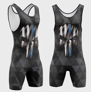 Tenue de Jiu-Jitsu ajustée pour homme avec imprimé crâne Punisher sur le devant, sublimation, évacuation de l'humidité, polyester 180g, vêtements de sport - Product Image 5
