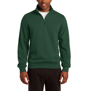 Quarter Zip <b>Pullover</b> Boys Girls 260GSM Soft Custom logo Factory Wholesale Half Zip Sweatshirt Blank School Uniform - Product Image 3