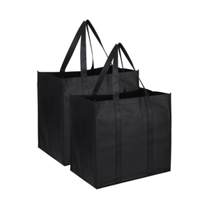 Thick Cotton <b>Canvas</b> Shopping Bag <b>Box</b> Bottom Large Capacity OEM ODM Custom Brand Vietnam Supplier - Product Image 1