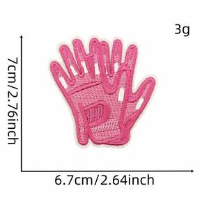 Patch brodé promotionnel, logo personnalisé, badge auto-agrippant Velcro, patch en tissu 3D gonflé thermocollant pour chapeaux - Product Image 4