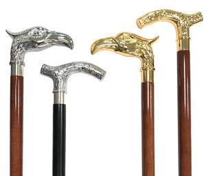Aide à la marche Manche aigle doré Bâton de marche en bois - Product Image 6