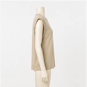 Chemise décontractée à manches courtes en coton uni pour femme - Product Image 1