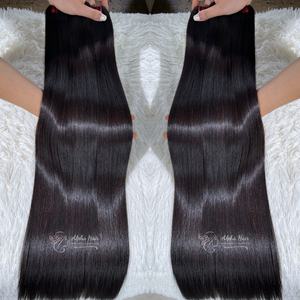 Extensions de cheveux brésiliens d'apparence naturelle de qualité supérieure Grand stock Meilleure texture Bundles de cheveux raides Vente la plus chaude HD - Product Image 6