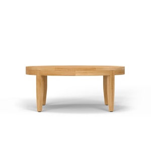 <b>Round</b> Wooden <b>Dining</b> <b>Table</b> Scandinavian Modern Design Stable Low Height Home Furniture <b>Solid</b> <b>Wood</b> Legs - Product Image 3