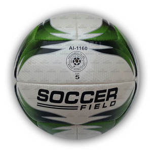 Balón de fútbol de alta retención de aire con logotipo personalizado de partido profesional, entrenamiento duradero para interiores/exteriores, fútbol clásico multimaterial - Product Image 1