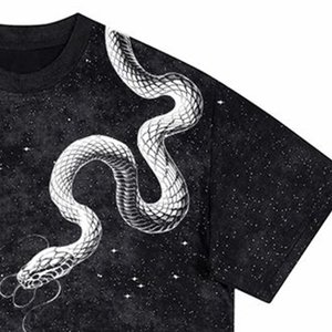 High Demands Custom Printed Logo <b>Black</b> Acid Washed High Quality 100% Cotton Polyester Men's Half Sleeve T-<b>shirt</b> Streetwear <b>Shirt</b> - Product Image 3