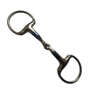 Bocados para Caballos Personalizados con Logotipo Grabado Láser, de Acero Inoxidable Bicolor, con Anillo Suelto, para Otros Productos Ecuestres - Product Image 4