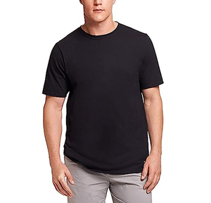 เสื้อยืดแขนสั้นผู้ชายผ้าฝ้ายแท้ 100% แบบเรียบ หนานุ่ม รับสกรีนโลโก้ - Product Image 1