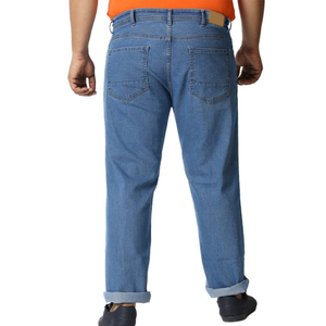 Jean pour homme tendance avec 2 poches latérales personnalisées, grande taille, fabriqué dans les meilleurs matériaux, prix bas, jean grande taille, service OEM ODM - Product Image 3