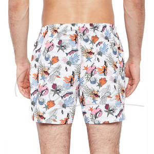 Hot Sale Best Selling <b>Men's</b> Waterproof Striped Print Beach <b>Shorts</b> with Drawstring Closure Custom Made <b>Knee</b> <b>Length</b> - Product Image 5