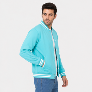 Mens varsity fashion jacket crafted for all day comfort with sporty details and durable structure for everyday modern styling - Product Image 4