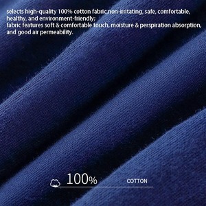 Calzoncillos bóxer para hombre, de algodón puro, cintura alta, ropa interior suave y agradable para la piel, calzoncillos bóxer sólidos - Product Image 4