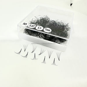 Hecho en Vietnam Volumen <span class=keywords><strong>de</strong></span> flujo 5D 6D Ventilador <span class=keywords><strong>de</strong></span> pestañas Buen servicio Visón largo natural Cuidado personal Caja personalizada Fabricante - Product Image 5