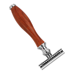 Wooden Handle Double Edge Blades Shaving Tool Stainless Steel Natural Safety <b>Razor</b> For <b>Men</b> Face Natural Wood Handle Eco Shaving - Product Image 2