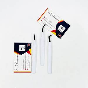 Pinzas para Pestañas Somofy Enterprises, Acero Inoxidable, Punta Suave de Precisión, Logotipo Personalizado SE-BI-TL-0074, Antiestáticas, Longitud de 10 mm - Product Image 3