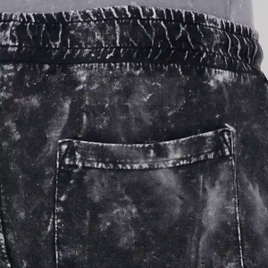 Pantalones Cortos de Algodón con Lavado Ácido para Hombre, de Venta Caliente, con Borde sin Rematar, Estilo Vintage, Efecto Desgastado por el Sol, Transpirables, OEM - Product Image 6
