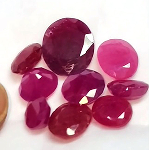 Rubí natural tallado de 33 quilates, rubí de Bangkok facetado de 90 quilates - 2 lotes de gemas sueltas - Product Image 1
