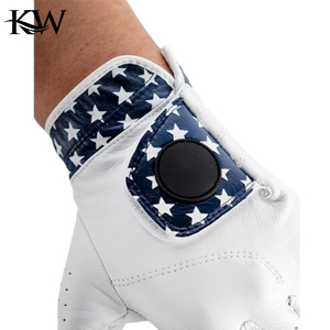 1 Par de Guantes de Golf para Hombre, Antideslizantes, de PU, Dedos Completos, Deportivos, Transpirables, Cómodos, con Marcador Magnético - Product Image 5