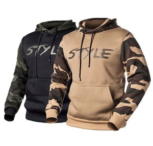 เสื้อฮู้ดแฟชั่นผู้ชายสีดำผ้าเทอร์รี่แขนยาว สกรีนโลโก้ตามสั่ง ขายส่ง OEM ผ้าฝ้าย 100% ไซส์ใหญ่ ทรงพอดีตัว - Product Image 1