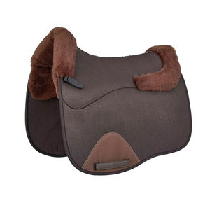 Tapis de selle classique en feutre à tissage simple avec doublure respirante pour l'équitation, le saut d'obstacles et le western - Product Image 1