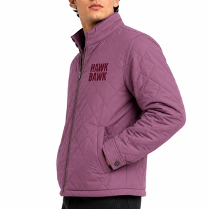 Chaqueta casual de burbujas para hombre, estilo de vida informal, con costuras de diamante, acolchada para invierno, moderna, para uso diario - Product Image 3