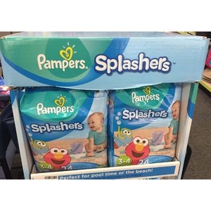 Couches-culottes de bain Premium Pampers Splashers conçues pour les jeux aquatiques avec un ajustement sécurisé et une protection contre les fuites - Product Image 6