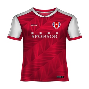 Ensemble de maillots de football unisexe surdimensionnés personnalisé de haute qualité, col en V, entraînement en équipe, vêtements de football, sublimation, respirant, haute visibilité - Product Image 3