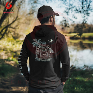 Hoodie de pêche respirant à manches longues avec logo personnalisé – Performance optimale – Fabricant et meilleur fournisseur - Product Image 4