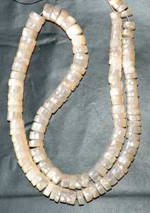 Cuentas facetadas de calcedonia natural en forma de rueda, hilo de cuentas sueltas de piedras preciosas para la fabricación de joyería artesanal al por mayor. - Product Image 6