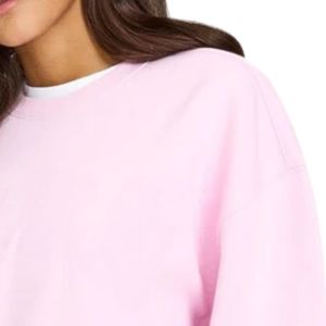 Sudadera Deportiva Casual para Mujer, Corte Holgado, Cuello Redondo, Mangas Largas, Tela Suave y Cómoda para Calentamientos Deportivos - Product Image 5
