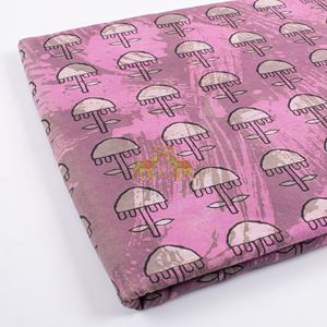 High Quality Cotton Dabu Umbrella Printed Cotton Fabric Top Quality Beautiful Dabu Print Cotton Fabric - Product Image 3
