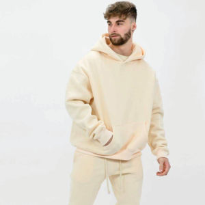 Sweat à capuche unisexe en molleton 100 % coton respirant, doublé pour l'hiver, 500 GSM, avec logo personnalisé brodé et imprimé numériquement – Vente en gros de qualité supérieure - Product Image 2