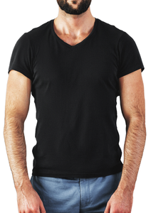 100% algodón cuello redondo hombres camiseta manga corta - Product Image 5