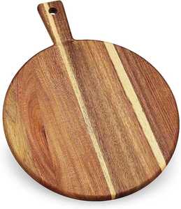 Planche à découper rectangulaire longue en bois Skies Trader avec poignée, durable, antibactérienne, plateau de cuisine, passe au lave-vaisselle - Product Image 3