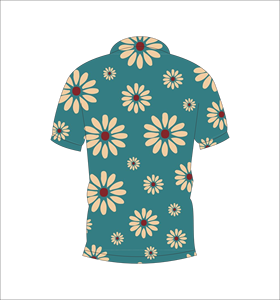 เสื้อโปโลพิมพ์ลายเดซี่แบบกำหนดเอง ระบายเหงื่อได้ดี แขนสั้น เหมาะสำหรับกอล์ฟ ลำลอง แฟชั่นฤดูร้อน - Product Image 5
