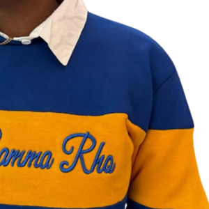 เสื้อสเวตเชิ้ตแบบมีลาย 3 มิติ SGRHO แบบกำหนดเอง สำหรับชมรมหญิงกรีก Sigma Gamma Rho คอกลม ปักลาย สไตล์ลำลอง สตรีทแวร์ - Product Image 3