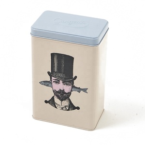 Premium Quality Customised Enamel Ivory Grey French Country Design Eco-Friendly Durable Rectangle Storage Box Lid BPA Free - Product Image 2