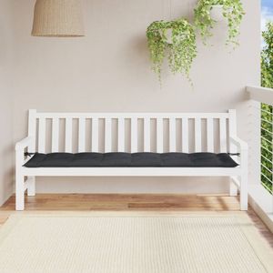 Cojín para Banco de Jardín 100% Poliéster Melange Antracita, Cojines y Almohadas para Exteriores - Product Image 3